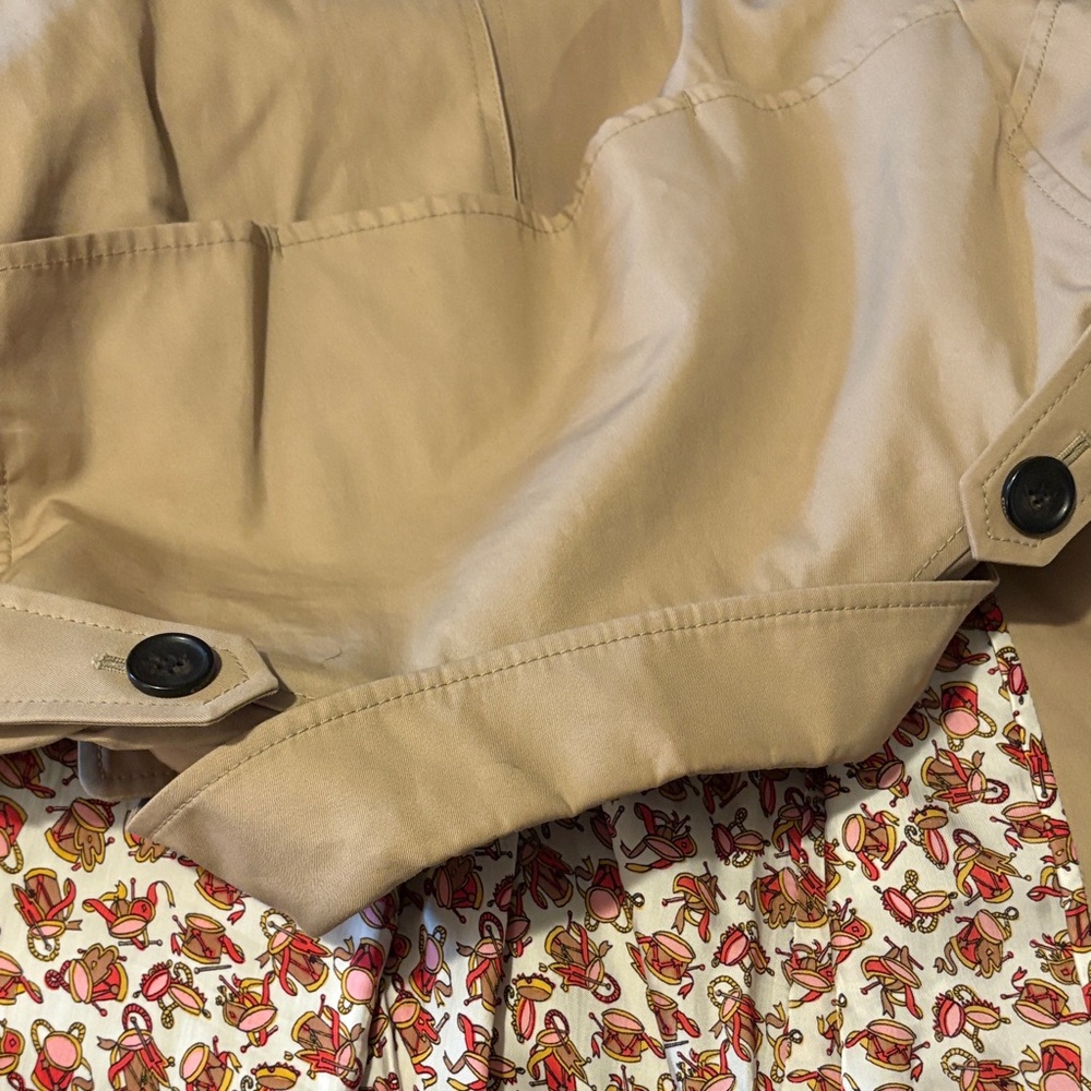 Women's Coach Tan Trench Coat - Picture 5 of 7
